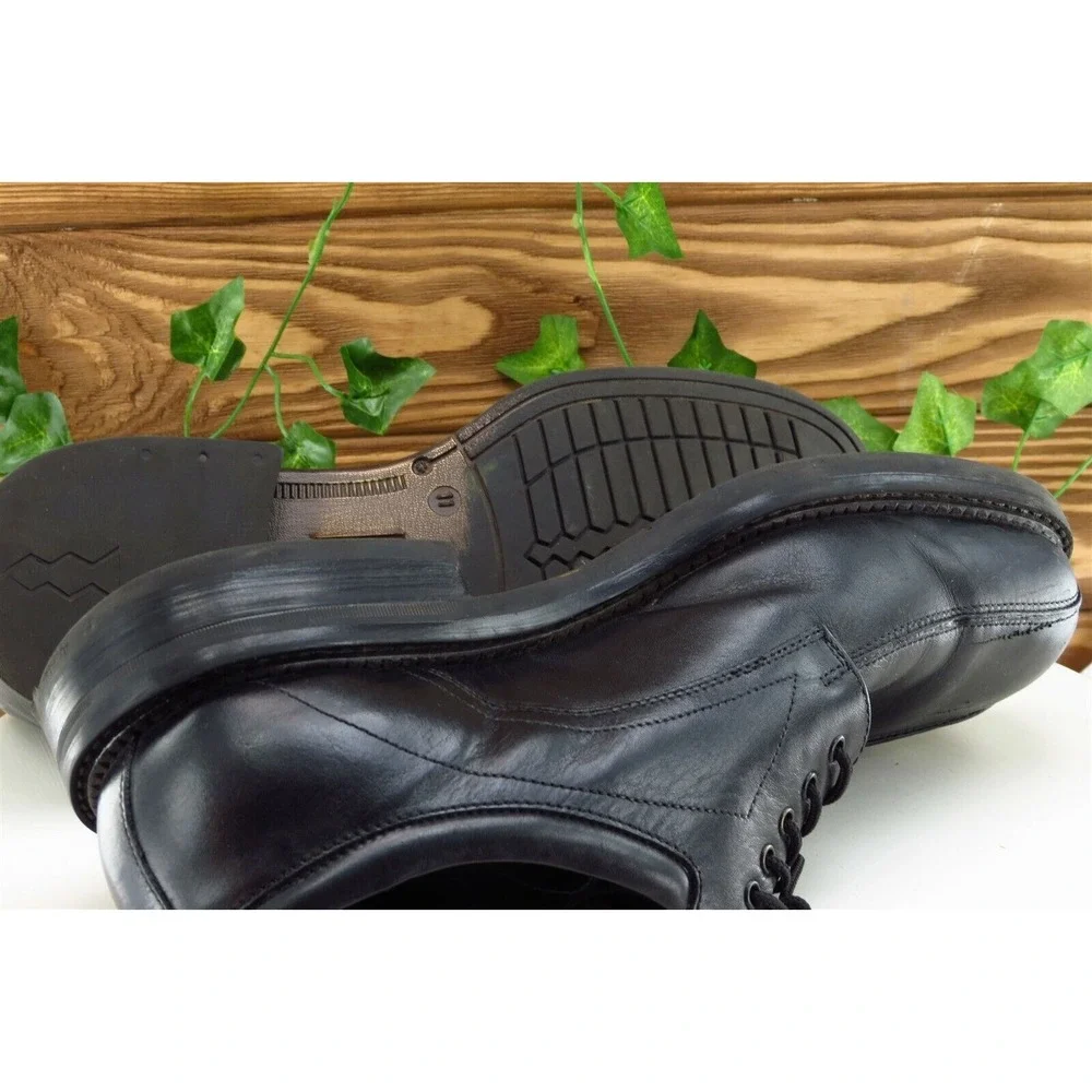 Nunn Bush Shoes Sz 11 M Black Derby Oxfords Leather‎ Men